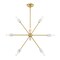 Designers Fountain Star Dust 8-Light Brushed Gold with Natural Marble Accents Mid-Century Modern Sputnik Chandelier D304C-8CH-BG - alternate 9